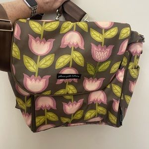 Petunia Pickle Bottom Tulip boxy backpack diaper bag